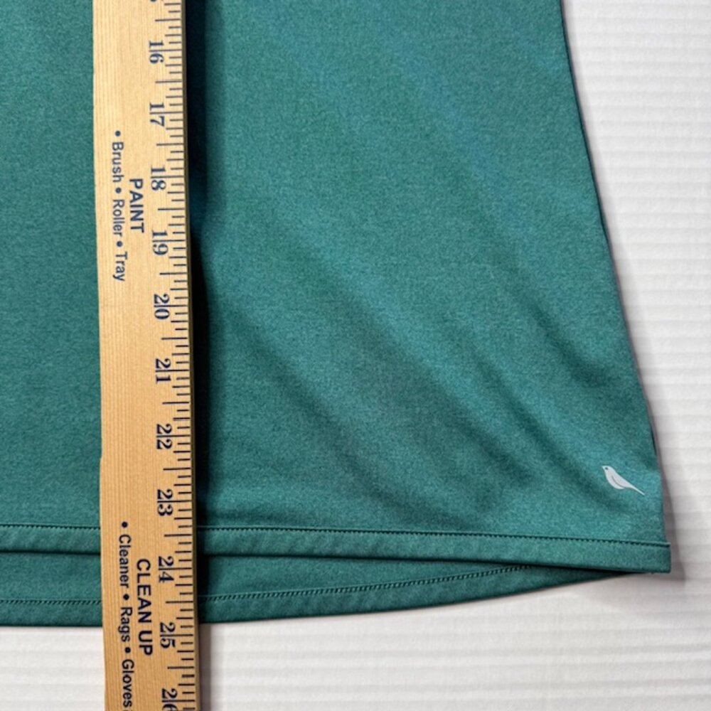 Golf Shirt 18 Birdies Women's Green 1/4 Zip Pullover Tennis Pickleball Top Sz M - Picture 9 of 10